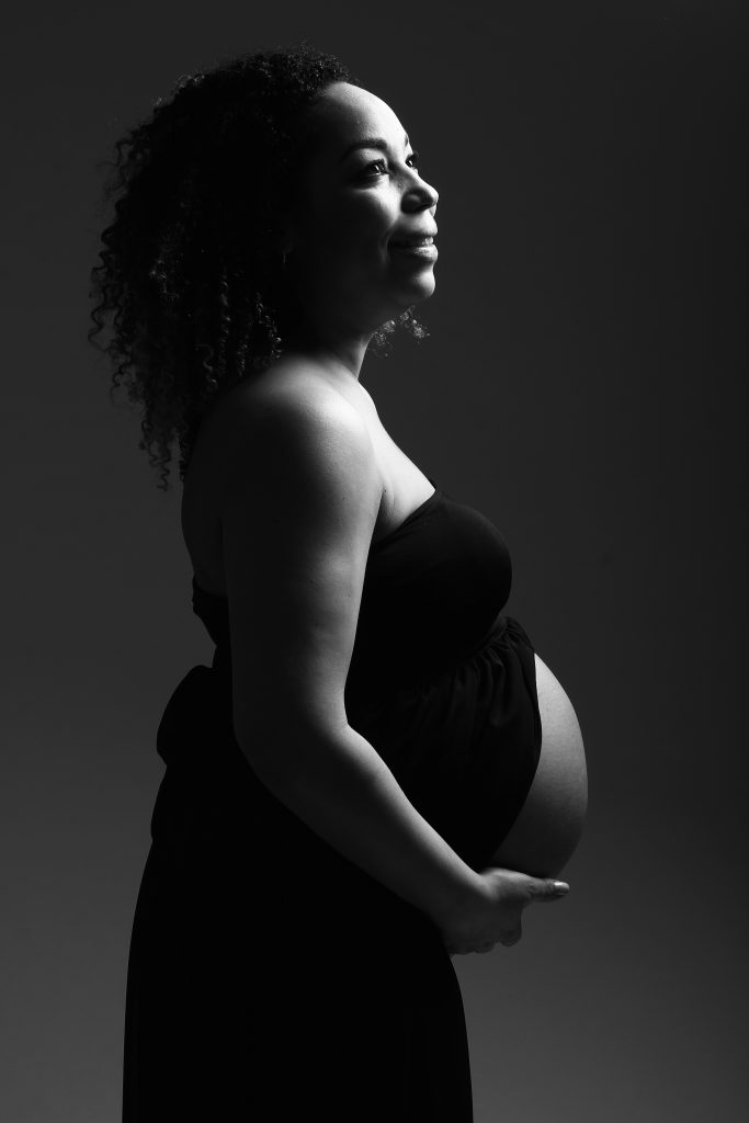 Black pregnant woman