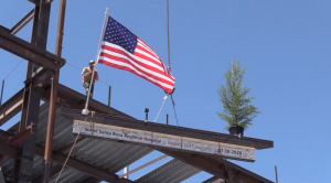 Photo of American flag on the Sutter Santa Rosa Regional Hospital