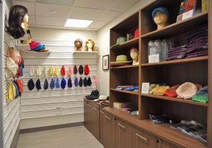 The wig and hat shop at CPMC's Center for Women's Breast Health in San Francisco