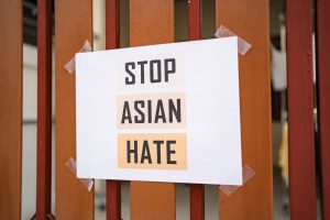 Sign that reads Stop Asian Hate