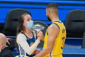 ICU Nurse with Hero Stephen Curry