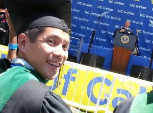 Dave L. Tran, M.D. at his college graduation