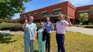 Sutter Amador Hospital employees showing they're No. 1