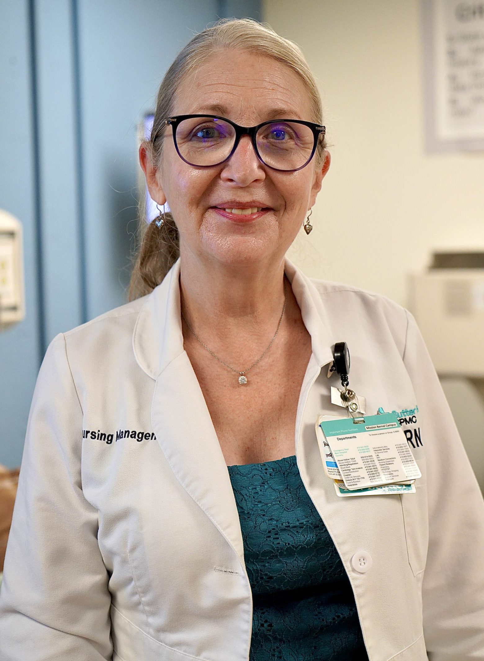 Delynn Peltz, director of nursing practice and quality at Sutter's CPMC