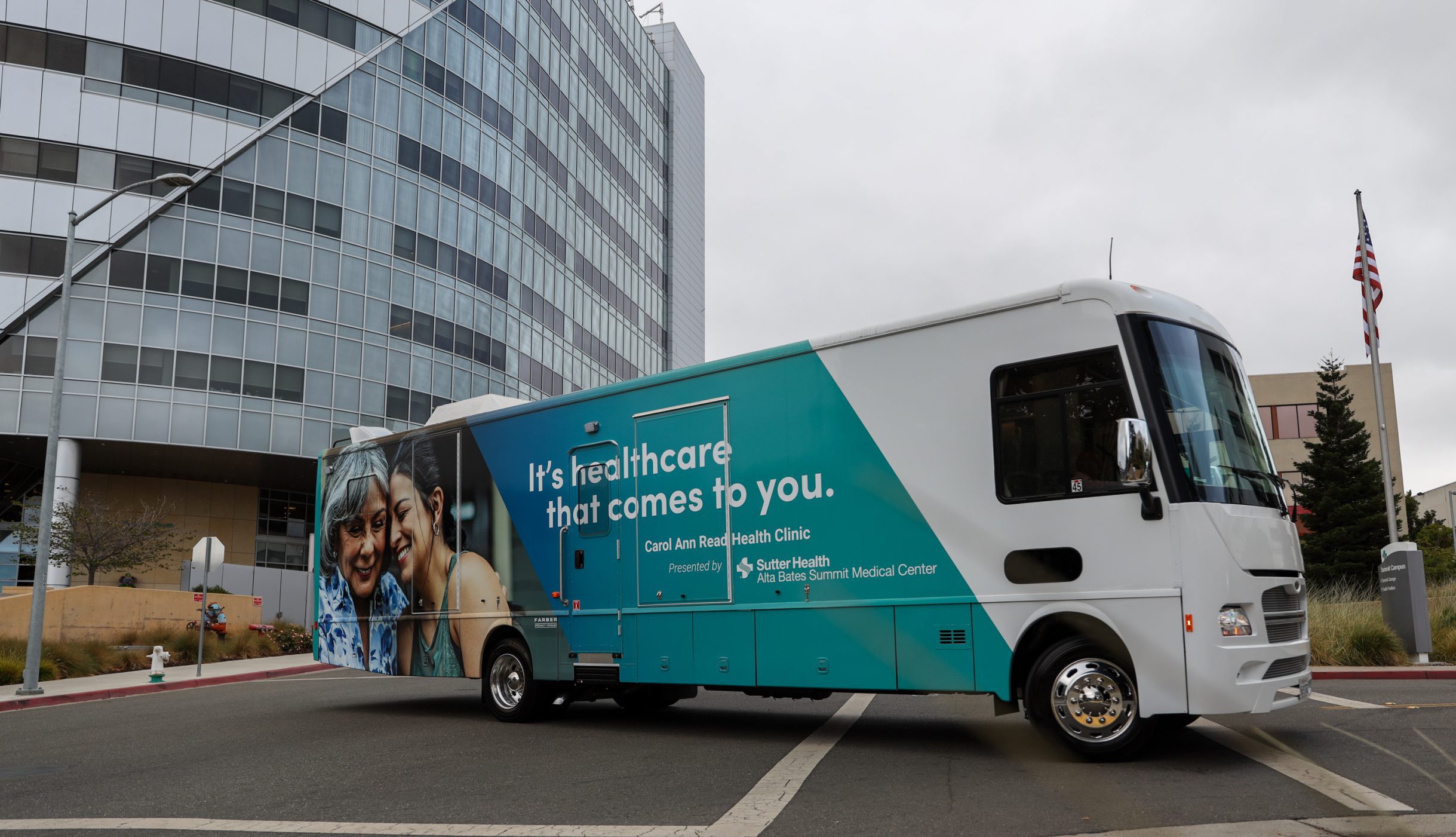 Carol Ann Read Breast Health Center's Mobile Mammography Vehicle brings screening mammography to the community.