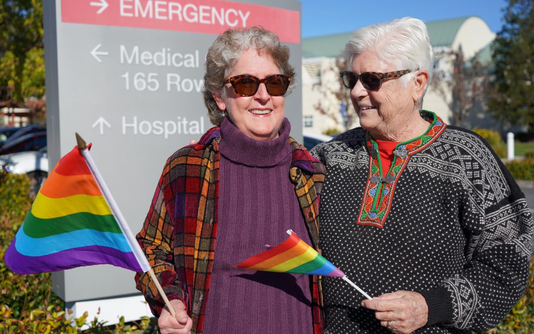 Couple Raise Pride Flag at Hospital, Praise Facility’s Inclusive Care