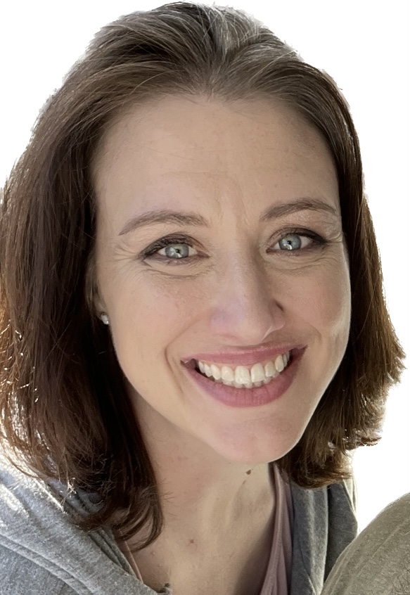 Caucasian woman with brown hair 