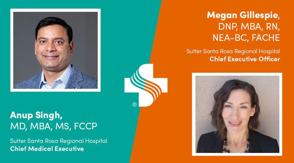 Sutter Santa Rosa Regional Hospital Announces New Leadership Vitals