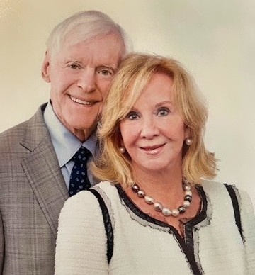 Joyce Raley Teel with her husband, Jim.