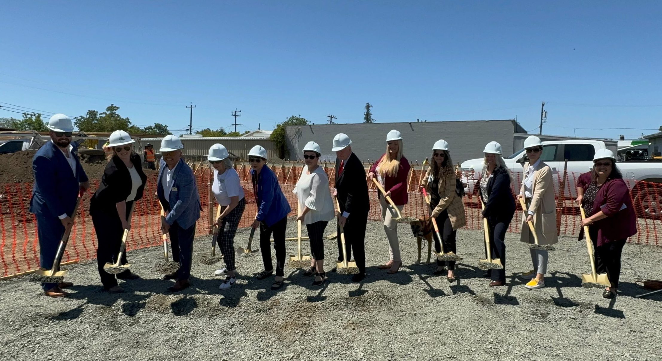 Community Leaders Gathered for the Groundbreaking Ceremony of the Vallejo Navigation Center