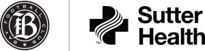 Bay Foot Ball Club logo next to Sutter Health logo