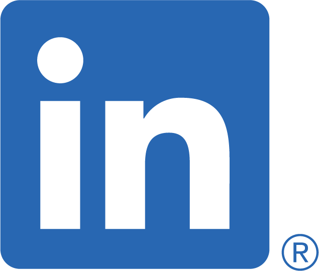 An image of the blue and white LinkedIn logo