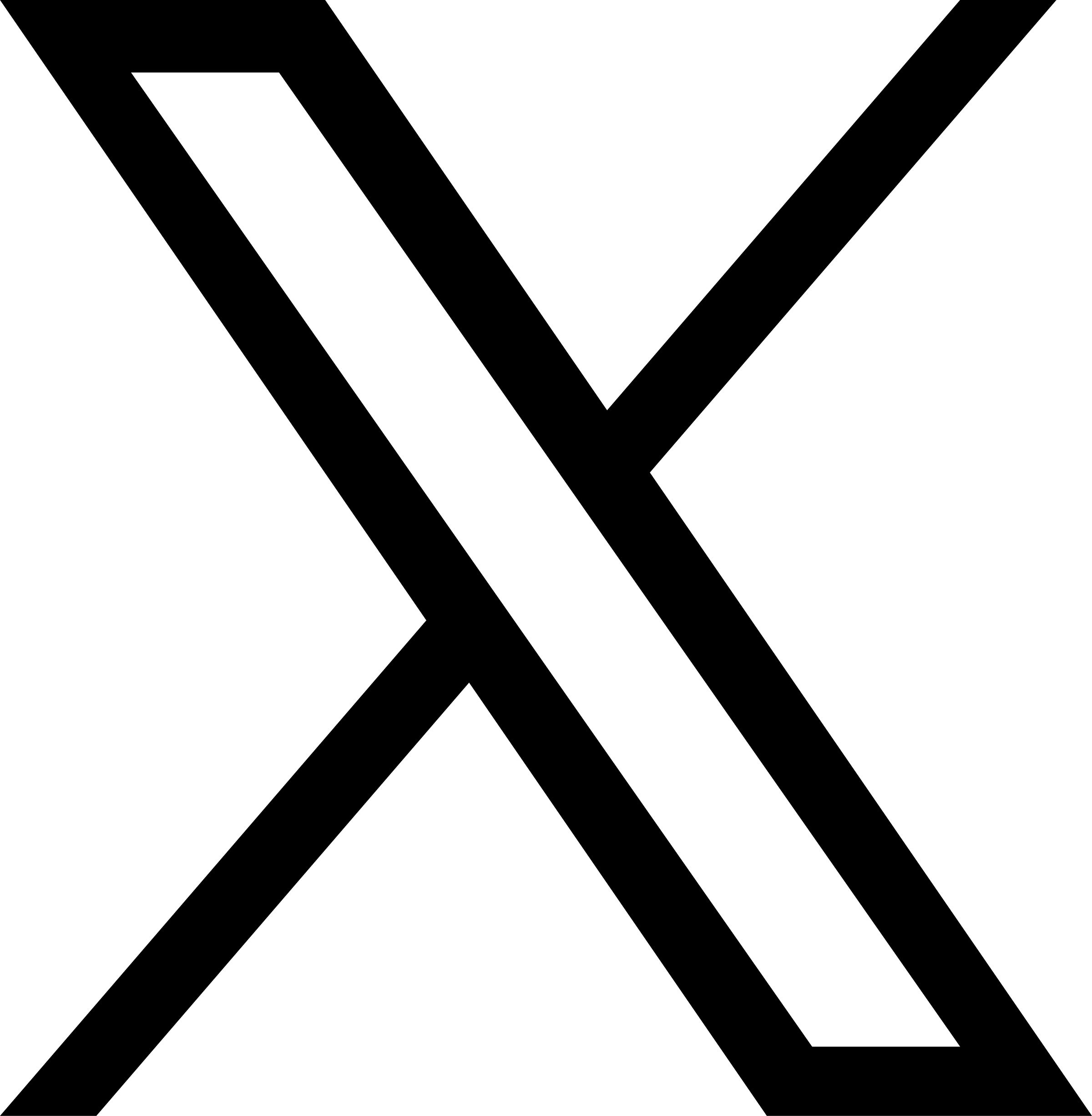 An image of an black X logo