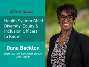 Graphic that reads: Health System Chief Diversity, Equity & Inclusion Officers to Know