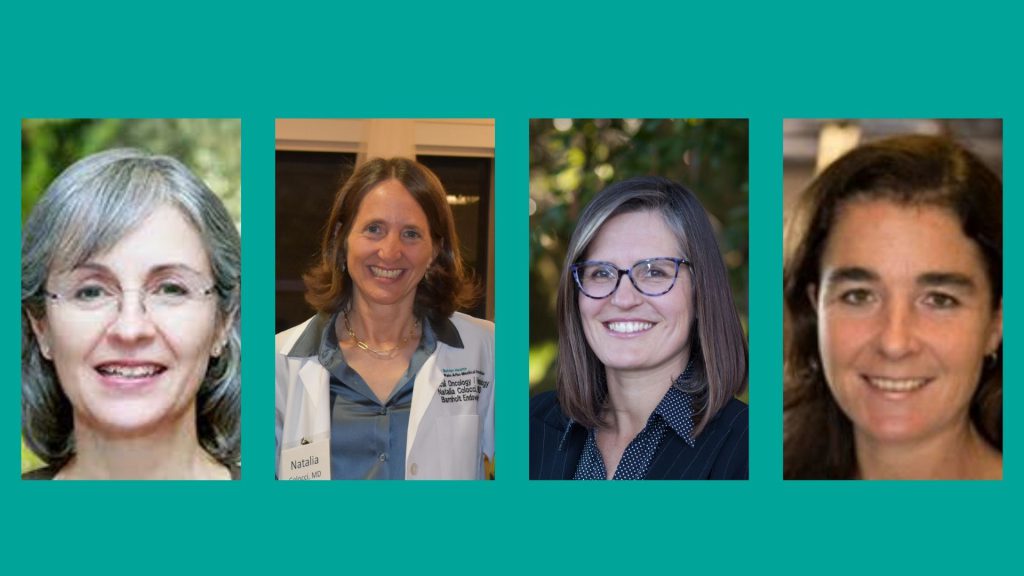 collage of four women physician headshots