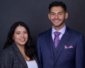 Selendi Gonzalez Hernandez and Josue De Avila two members of the core team that established the inaugural Northern California chapter of the National Association for Latino Healthcare Executives