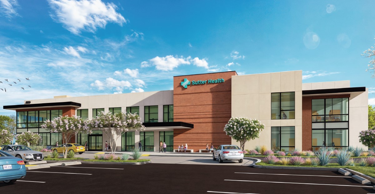 Artist rendering of new Sutter care center