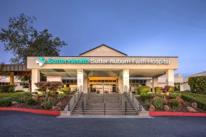 Exterior of Sutter Auburn Faith Hospital