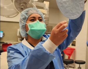 Portrait of Mary Ann Devera in the OR