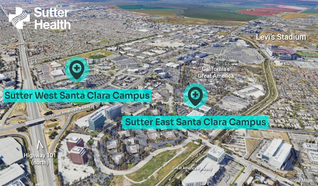 Map of Silicon Valley