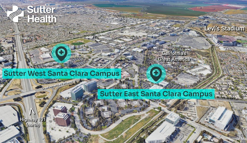 Sutter Walk In Care Santa Clara Sutter Health Announces New ‘Flagship’ Healthcare Campuses in Silicon