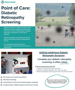 Diabetic retinopathy flyer