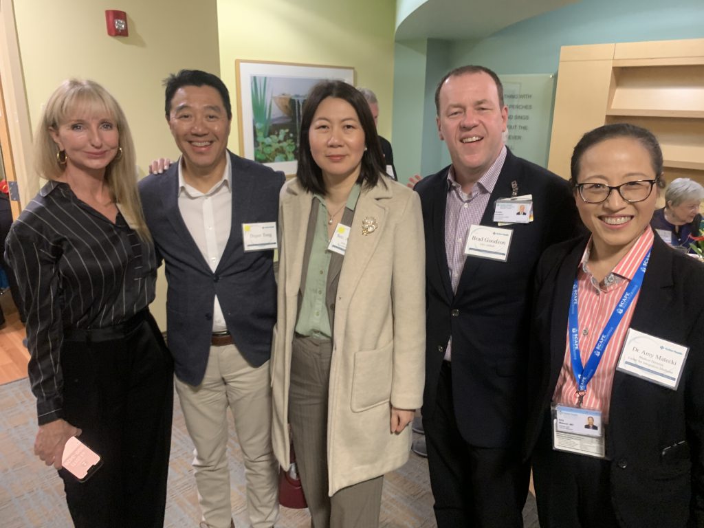 Dr. Amy Tong with colleagues