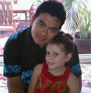 Rico and young Cayla.