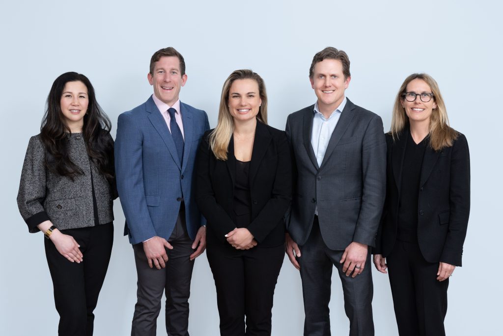 Group of professionals standing together