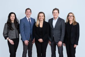 Group of professionals standing together