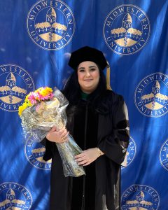 Dr. Bethishou graduating from med school