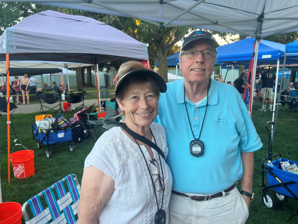 Dr. David Verhaag and Bonnie, his wife, enjoy a day at the park.