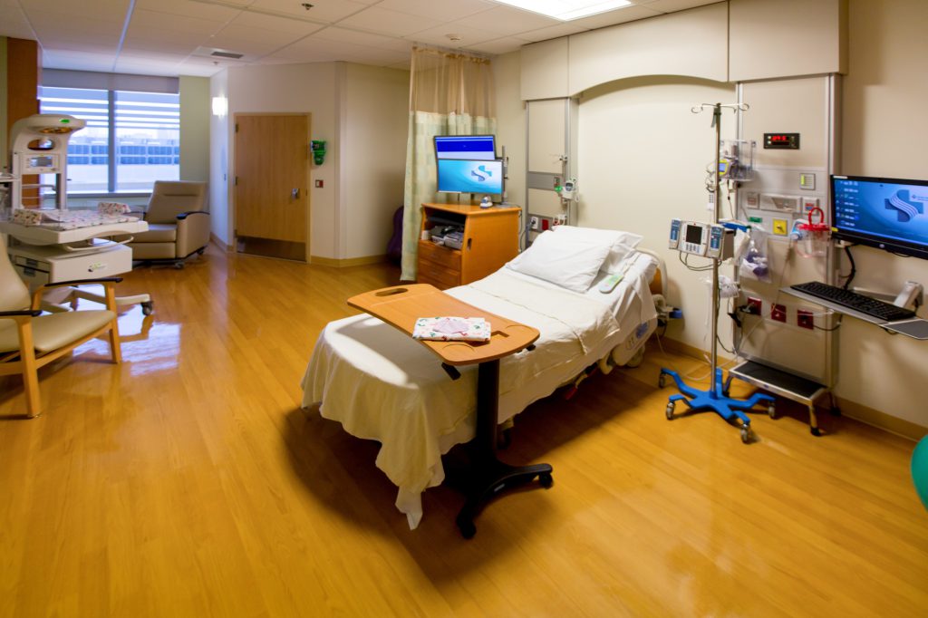 Labor and delivery room