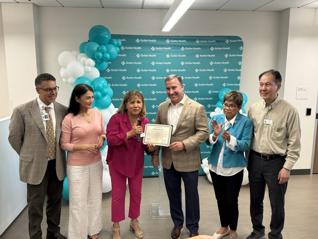 Milpitas Mayor, community members, and Sutter Health staff