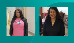 Portraits of Melba Green and Katrelia Robinson 