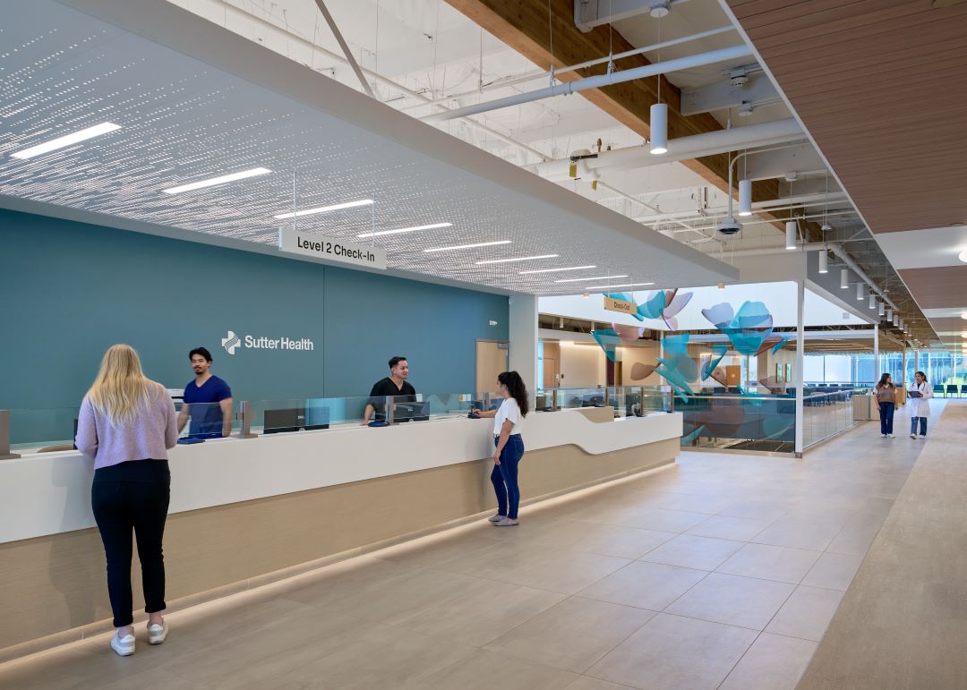 Sutter Heath Santa Clara East lobby check in