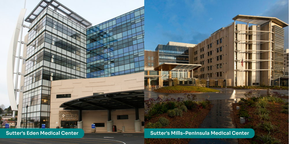 Sutter's Eden Medical Center & Sutter's Mills-Peninsula Medical Center