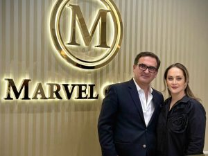 Reza Mirzadeh and Maryam Menbari, owners of Marvel Cake