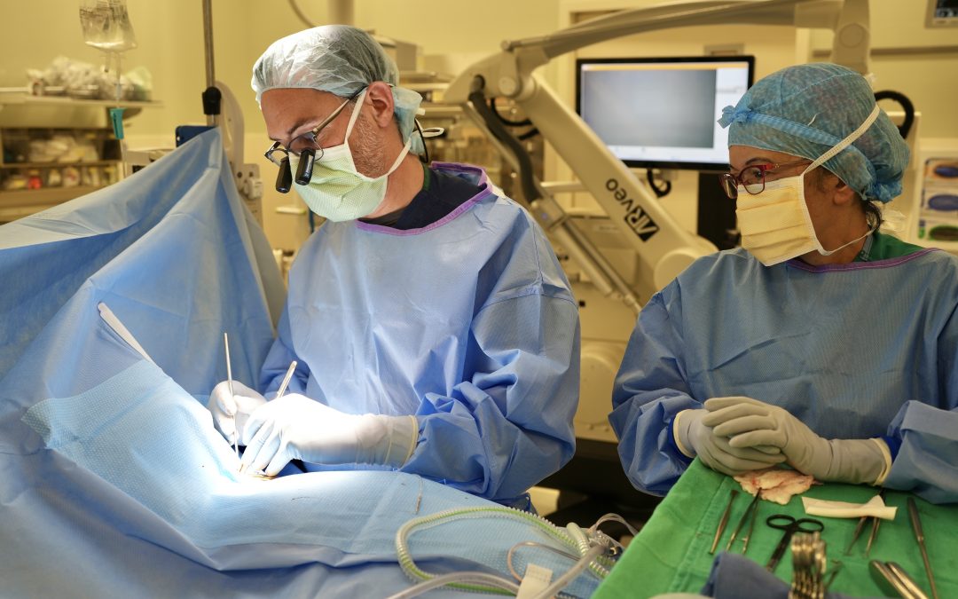 Doctor and nurse in surgery