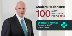 Warner Thomas, Modern Healthcare 100 Most Influential People 2025