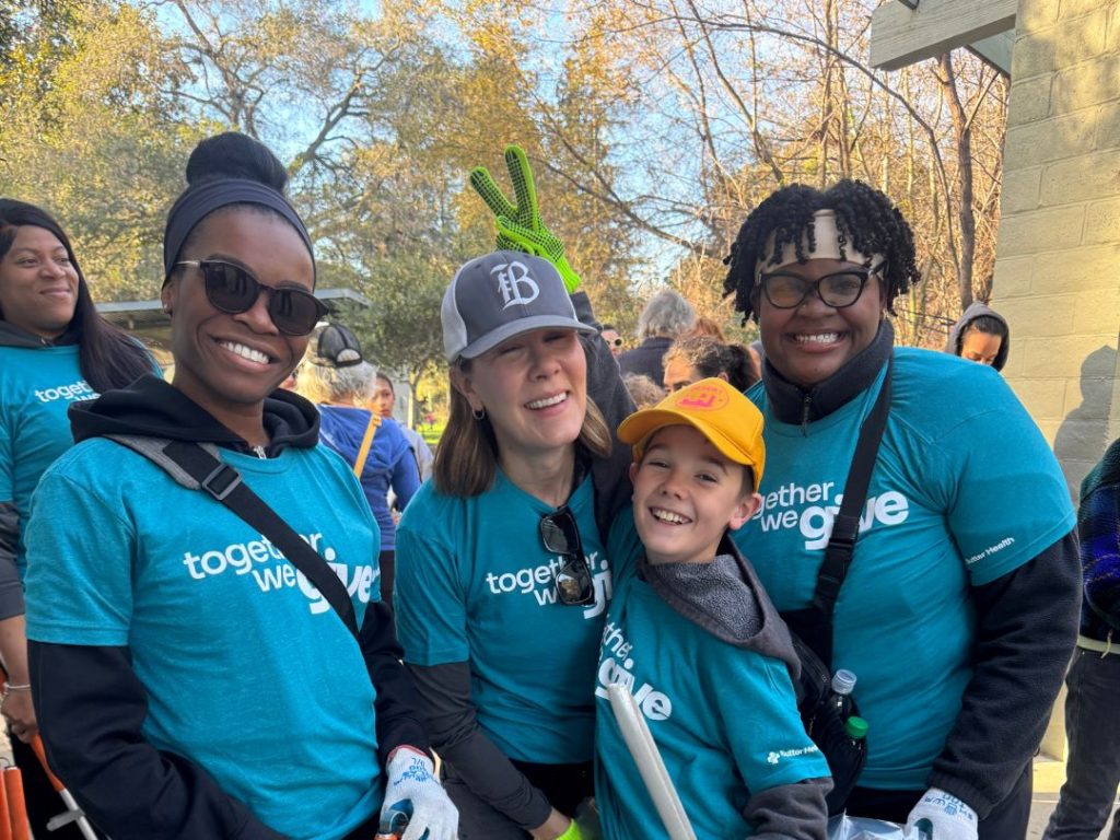 Sutter Health team serving at MLK Day activity in Oakland