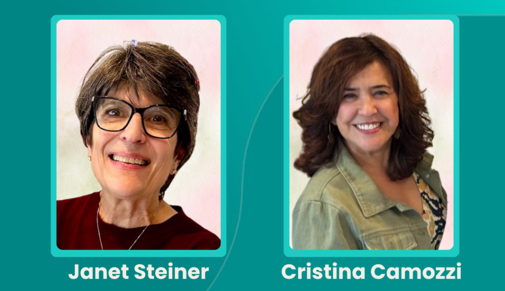 Cristina Camozzi and Janet Steiner