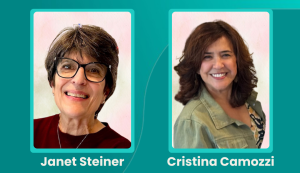 Cristina Camozzi and Janet Steiner