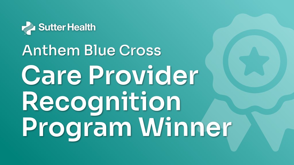 Anthem Blue Cross Care Provider Recognition Logo
