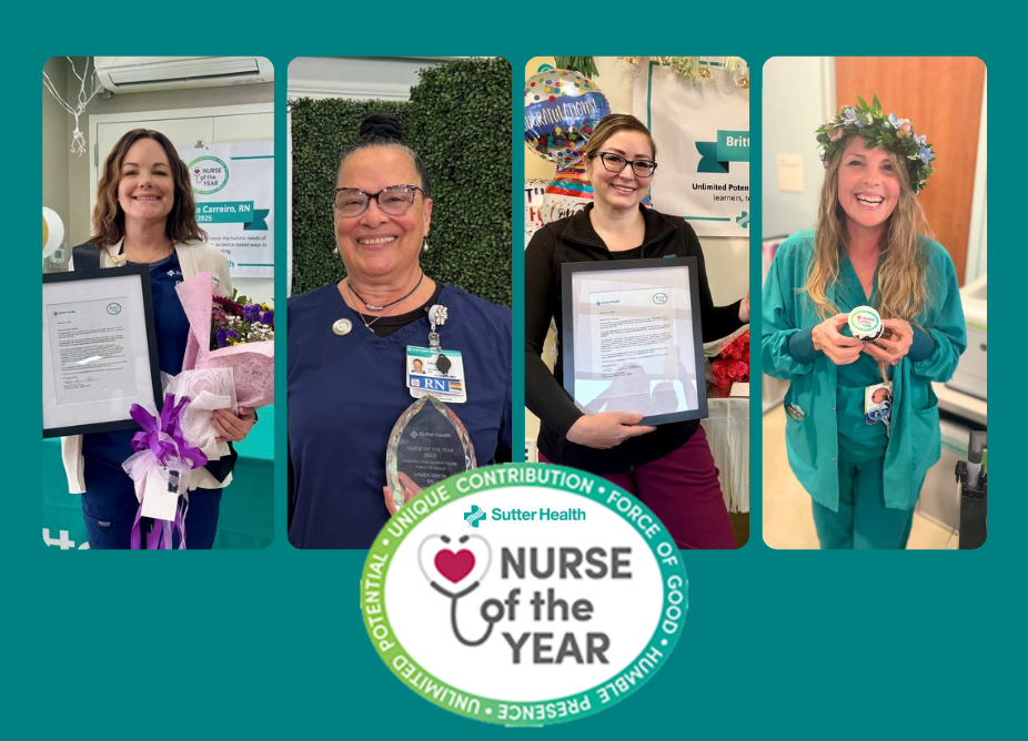 Sutter Honors Four ‘Nurses of the Year’ for Their Extraordinary Impact