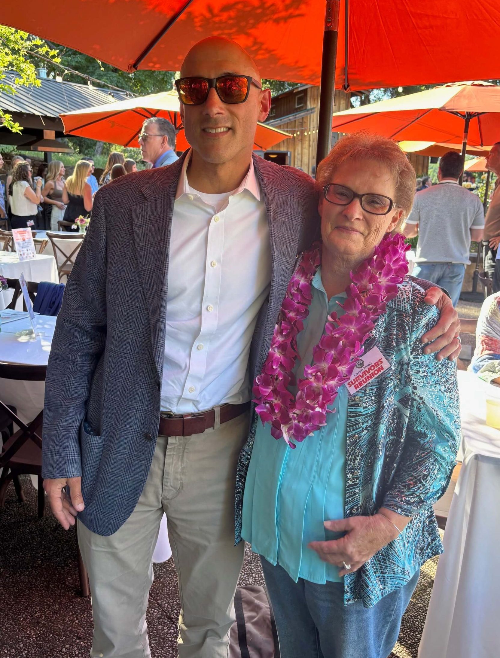 Karen Neely and Dr. Daniel Brenner