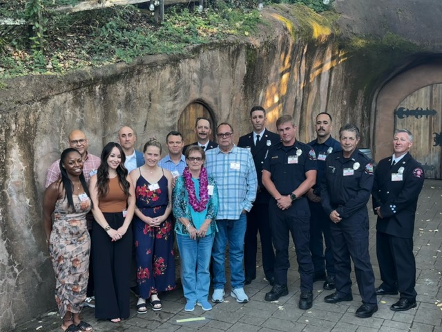 A group of people that includes fire department staff