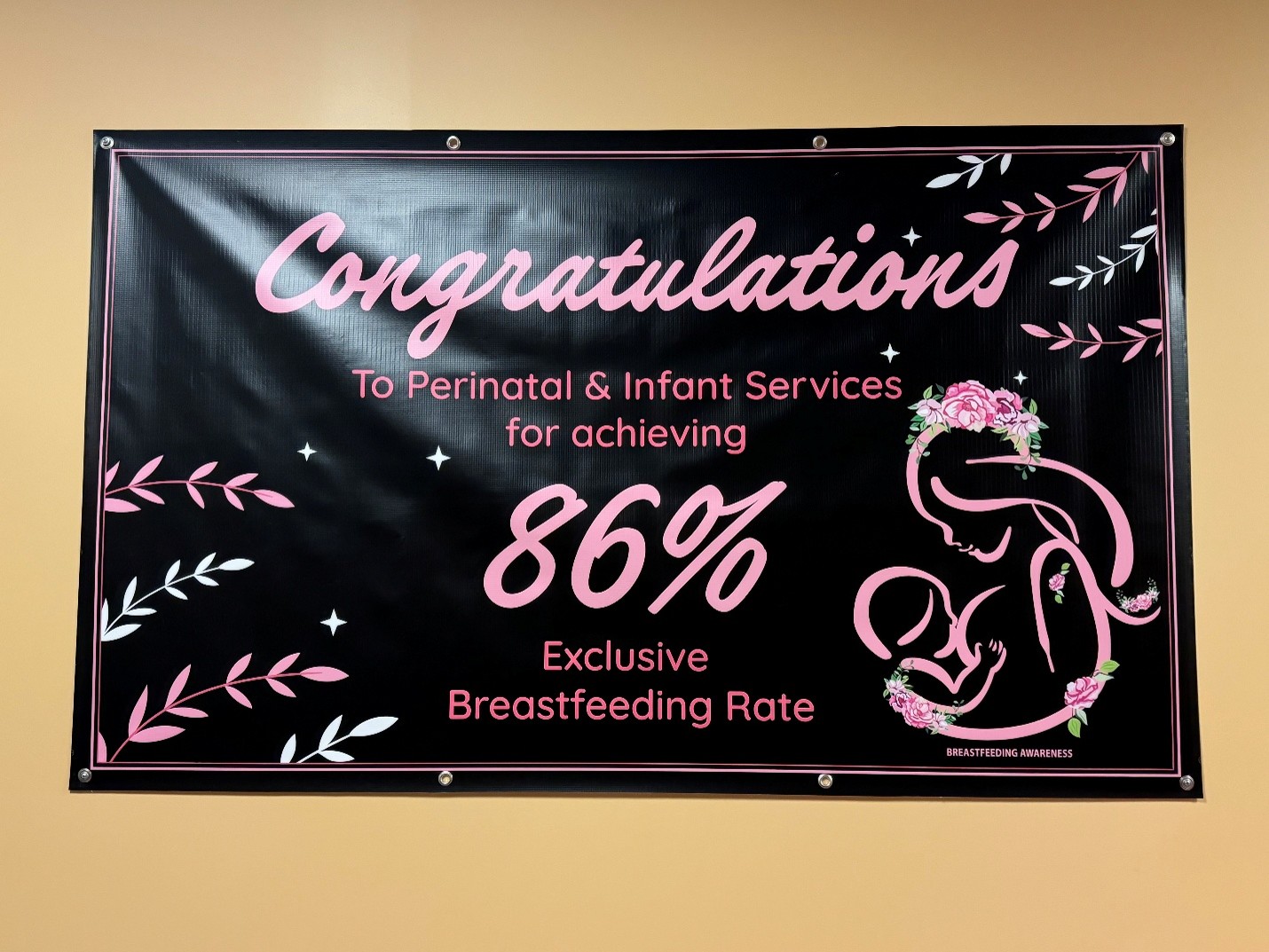 a banner that says congratulations